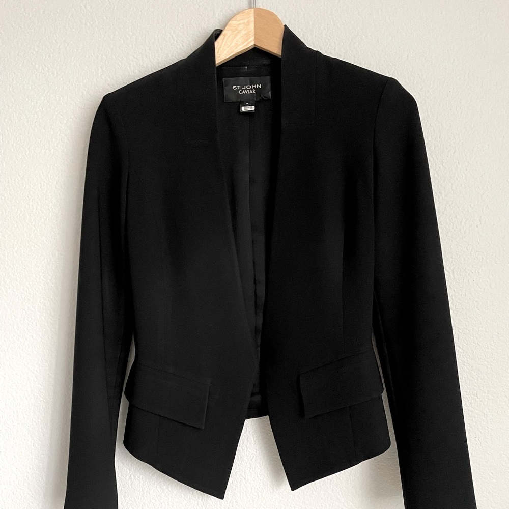 St. John Knit Tuxedo Jacket